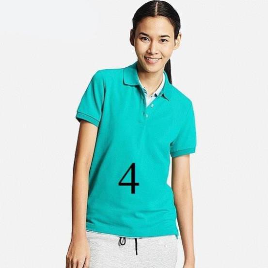 Áo phông có cổ áo polo UNIQLO nữ ◦  ྇ ea