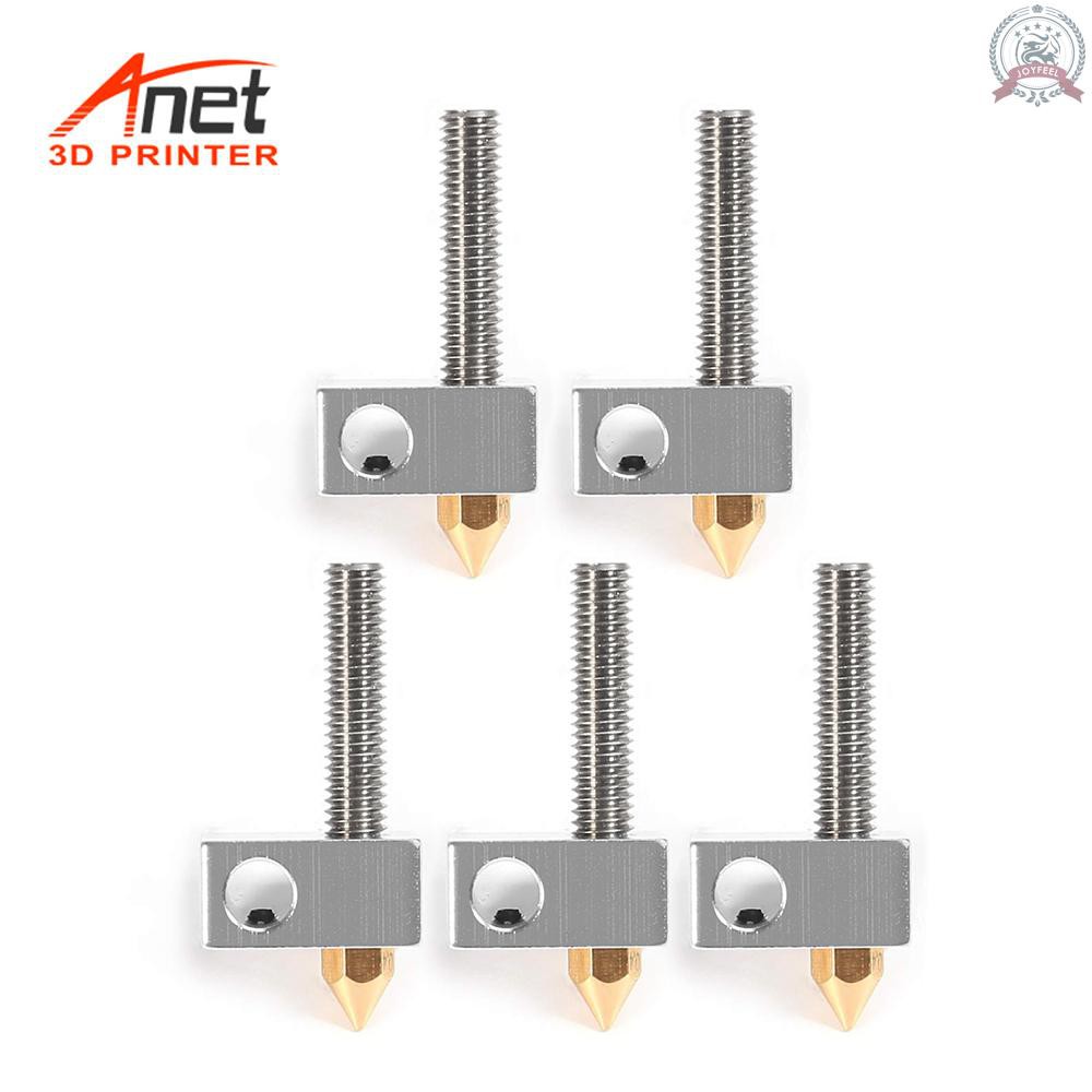 15 Đầu Vòi Phun 0.4mm + Túi Phụ Kiện Cho Máy In 3d Anet A8 A6 Ender 3