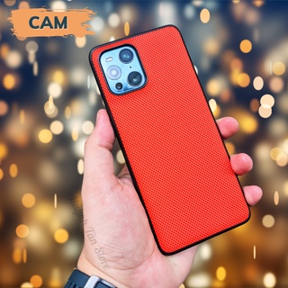 Ốp lưng oppo find x3 x3 pro x5 pro vân VẢI NYLON nhiều màu chống bám vân tay bảo vệ camera phụ kiện huỳnh tân store