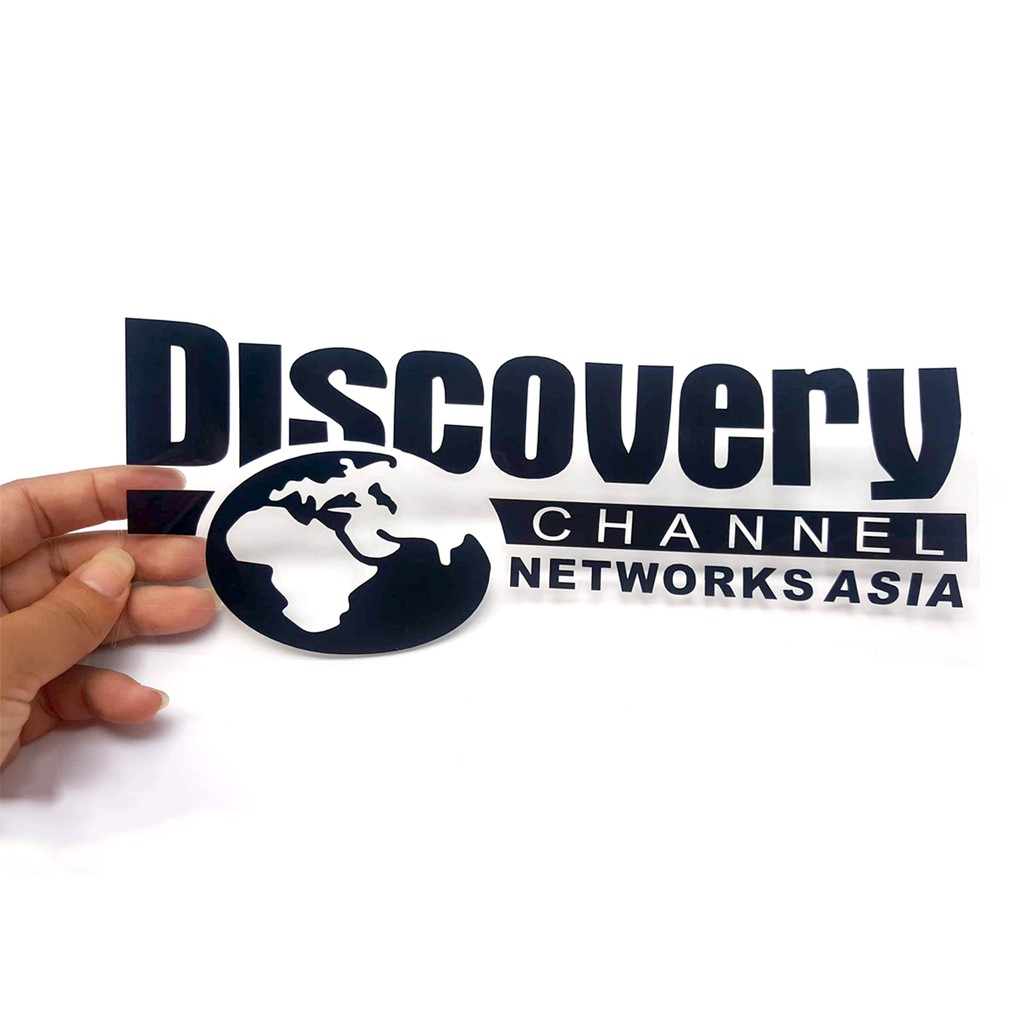 Hình dán DISCOVERY CHANNEL loại bé ( Kích thước 25cm x 9.5cm )