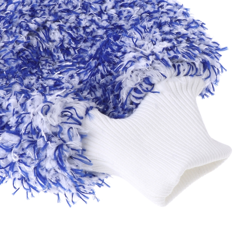 neva* Car Care Glove Plush Soft Microfibre Wash Mitt Microfiber Car Cleaning Detailing