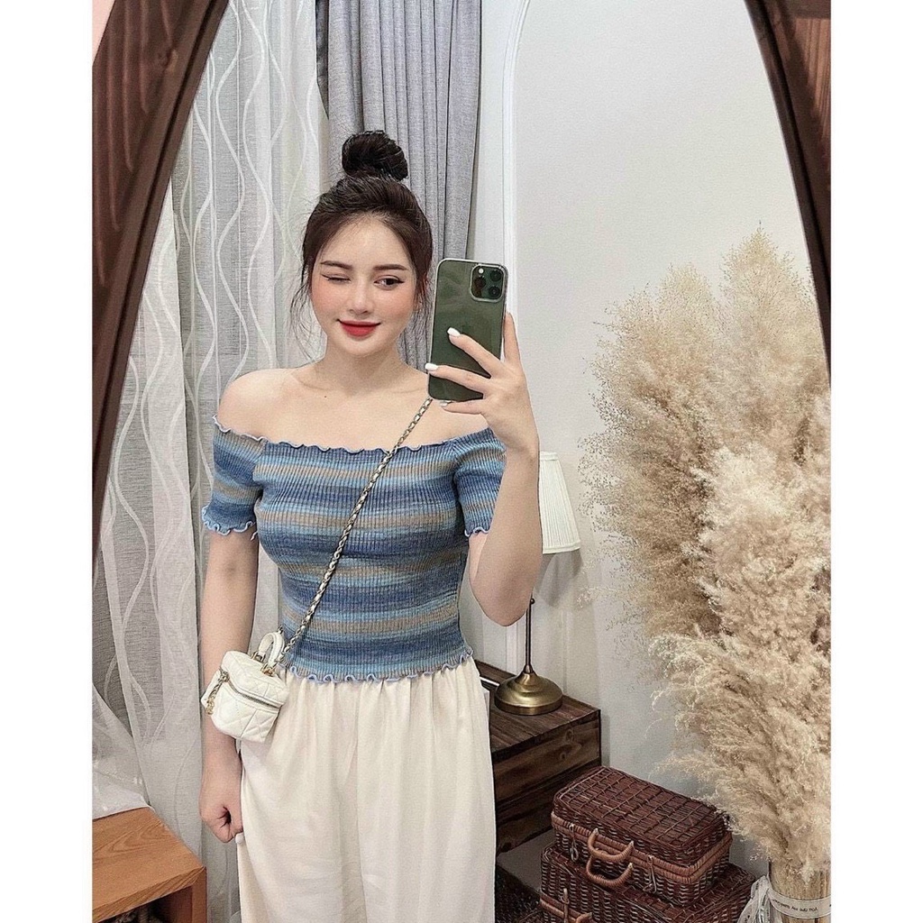 B341- ÁO LEN NỮ TRỄ VAI TĂM
