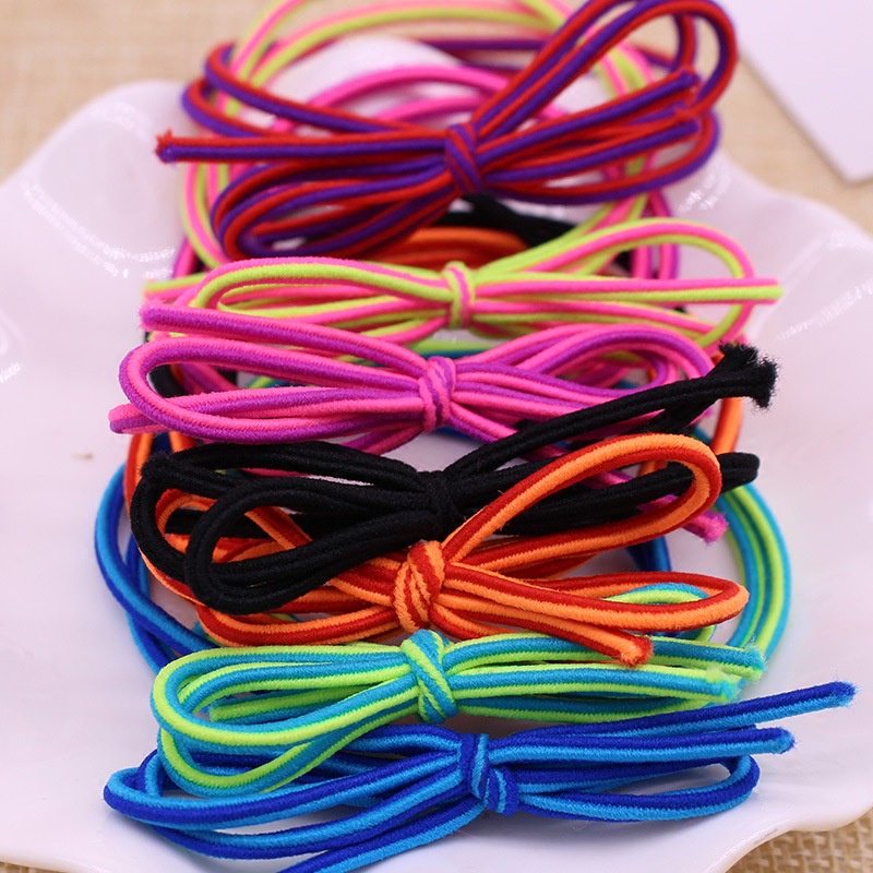 Cột tóc dây đôi nơ đơn giản chắc chắn giá rẻ COT11