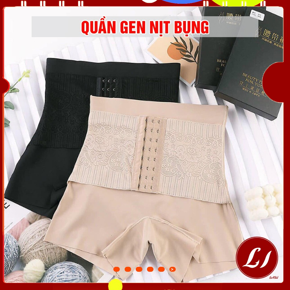 Quần gen đùi NỊT BỤNG CÀI KHUY siêu co dãn , giảm vòng eo đến 110cm