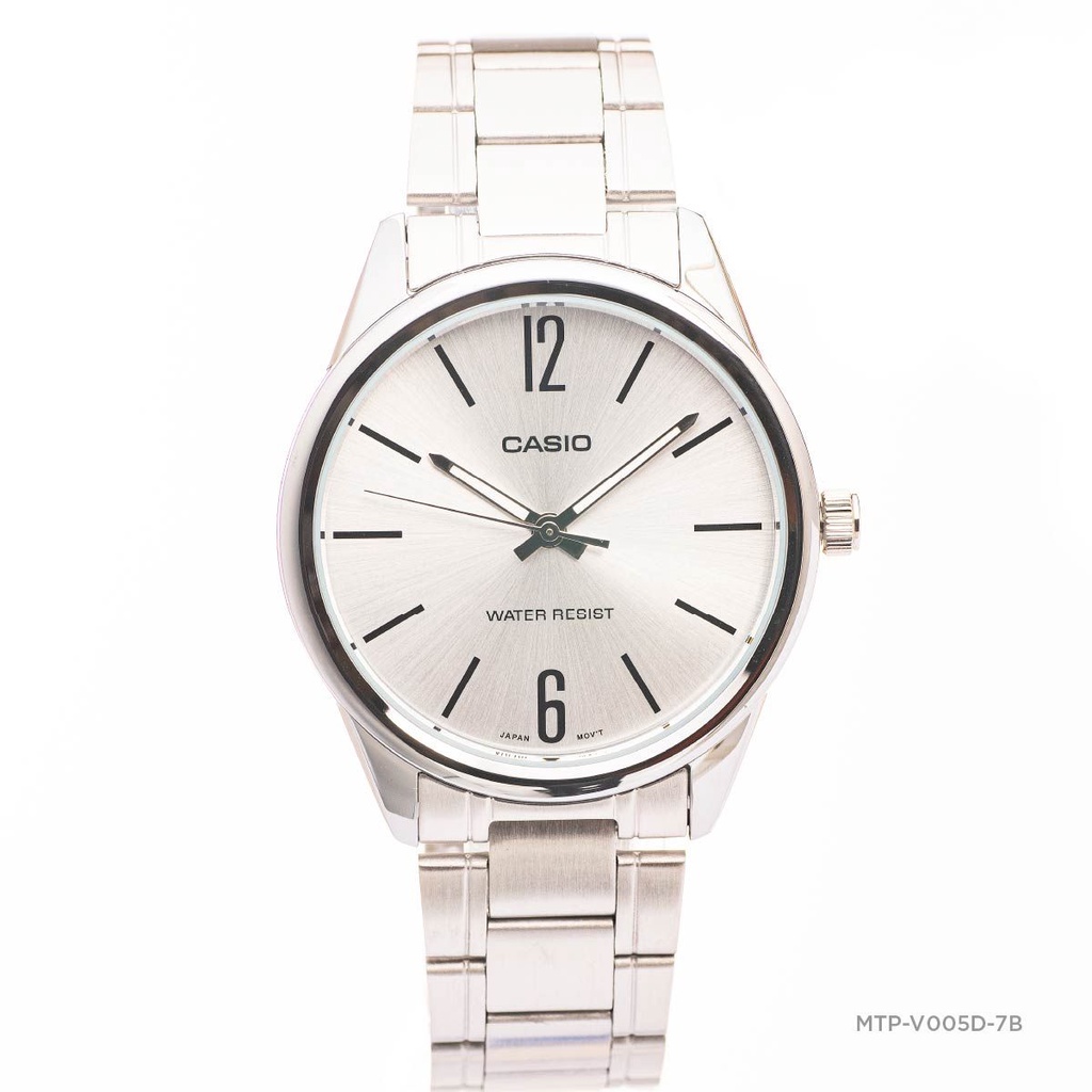 Đồng Hồ Quartz Nam Casio WATCHSTORE MTP-V005D-7BUDF Thiết Kế Mặt Kính Khoáng 40mm, Dây da Và Vỏ Thép Không Gỉ