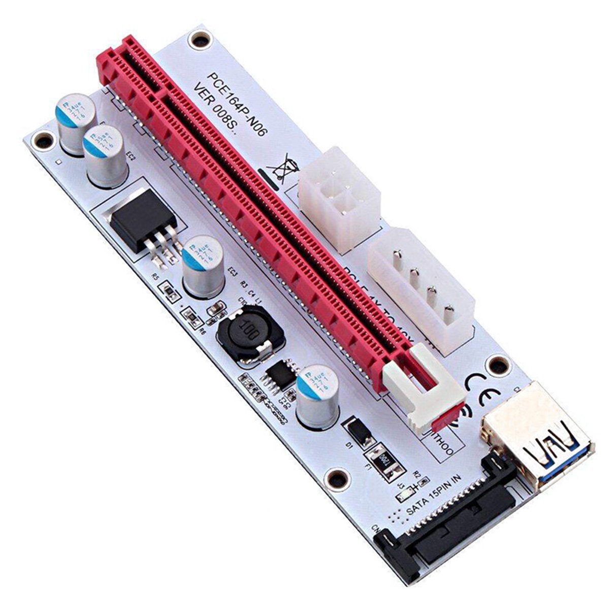 Card 008s 3 Trong 1 Pcie Pci-E Pci 1x Sang 16x Usb 3.0