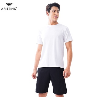 Áo Thun Nam Có tay ARISTINO AC22 áo lót may ô basic màu trắng cổ tròn cotton cao cấp mềm mát thấm hút mồ hôi XanhHouse