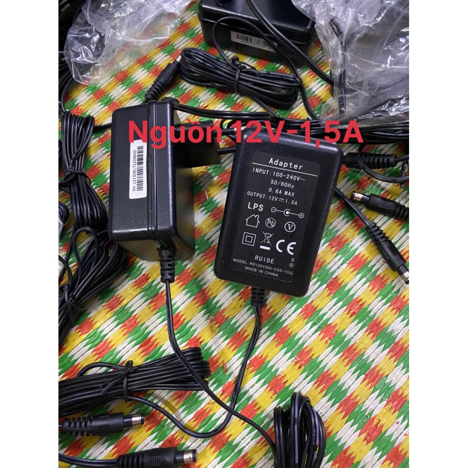 Adater 12V 0.5A-12V1A- 12V1.5A- 12V2A nguồn 12V đủ dòng và bền bỉ