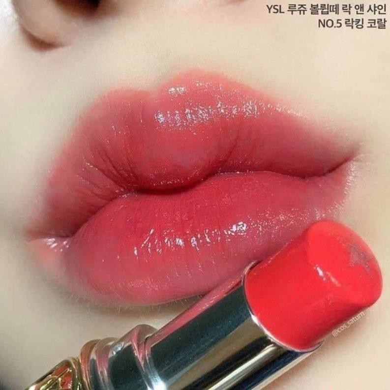 Son Y.SL Rouge Volupte Rock 'N Shine 05 Fullsize - Màu 10 - Màu 06