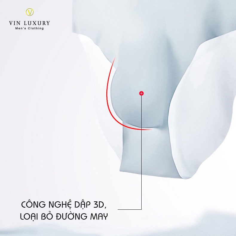 Quần lót tam giác nam chất lụa đúc siêu nhẹ siêu thoáng mát - Vin Luxury
