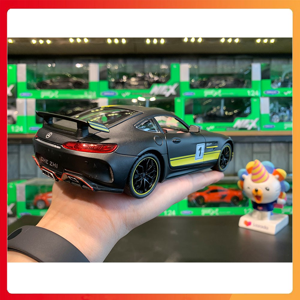 Mô hình xe Mercedes Benz AMG GTR tỉ lệ 1:24 CHEZHI FULLBOX HỘP XỐP