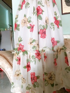 Váy maxi trễ vai