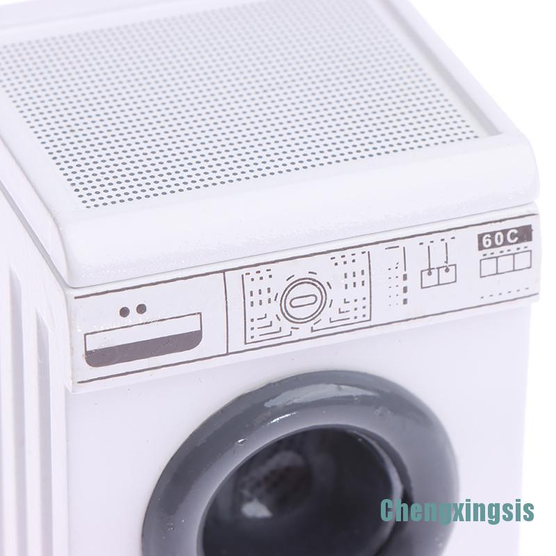 Mô Hình Máy Giặt Mini Tỉ Lệ 1 / 12 Xinh Xắn Dành Cho Nhà Búp Bê