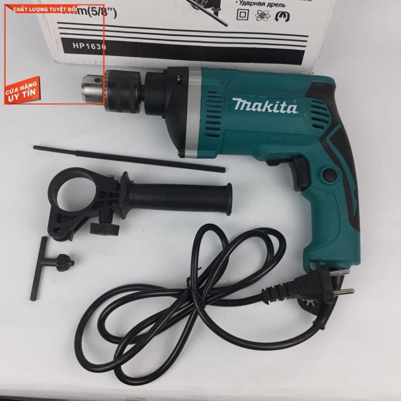 Máy khoan bê tông MAKITA 13mm - HP 1630 - khoan tường - gỗ - kim loại - đầu cặp 13mm