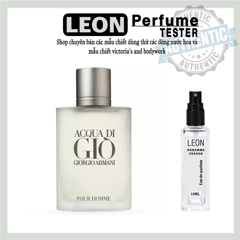 💎LEON💎 Mẫu thử nước hoa giorgio armani acqua di giò 10 ml dạng xịt
