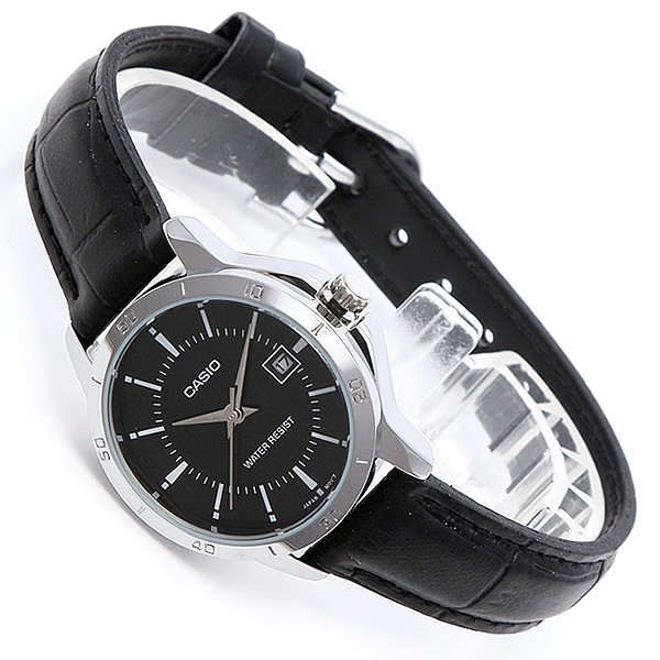 Đồng hồ nữ dây da Casio chính hãng Anh Khuê LTP-V004L-1AUDF (30mm)