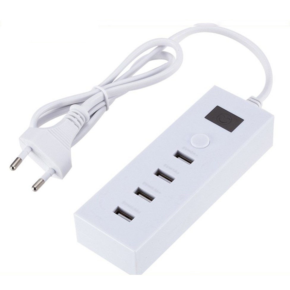 HUB USB Chia 4 Cổng Adapter - Hub sạc dự phòng điện thoại - Hub USB charger - Hub USB