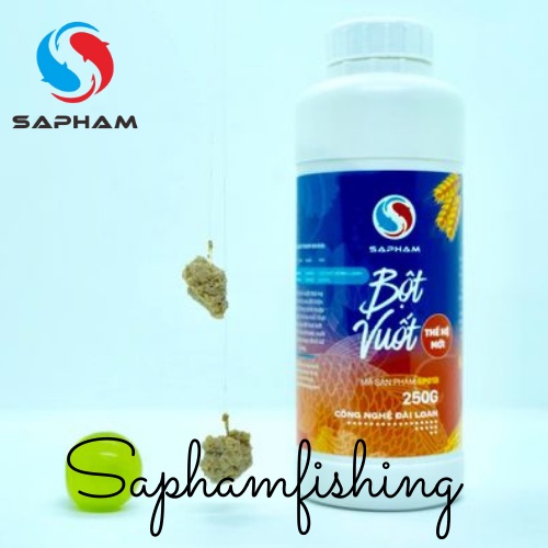 Bột Vuốt Sapham ,không thay đổi trạng thái mồi câu rô phi 250g - Đồ câu sapham