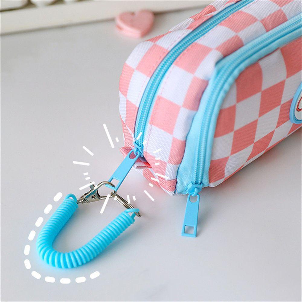 Túi Đựng Bút Bằng Vải Bạt Cỡ Lớn In Hình Gấu QUINTON Cho Học Sinh