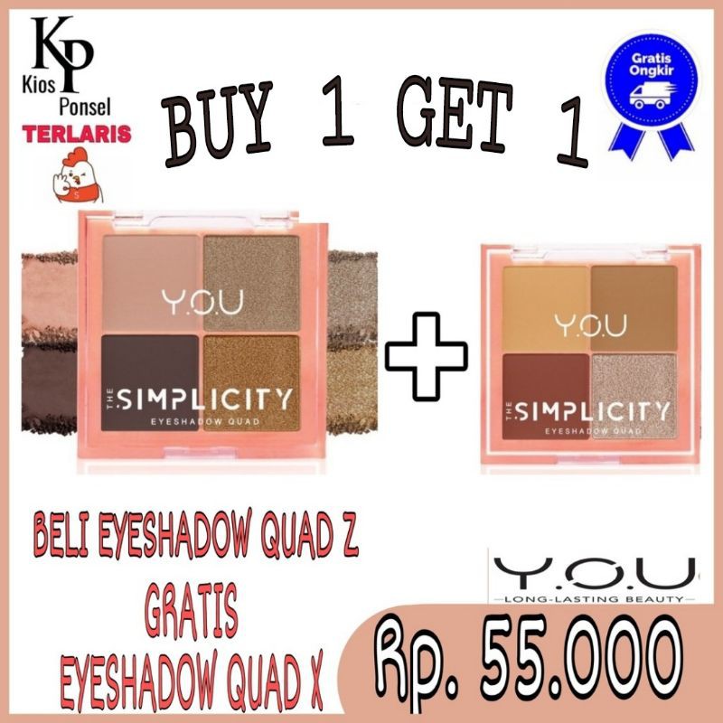 (Hàng Mới Về) Bảng Phấn Mắt 4 Màu Trang Điểm Chuyên Nghiệp