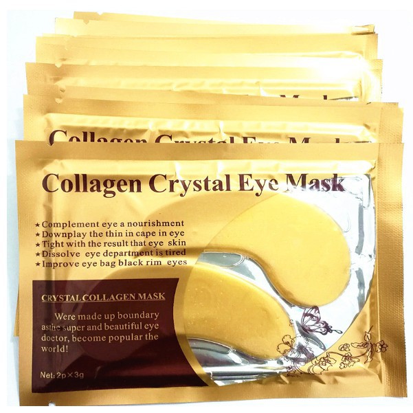Mặt nạ trị quầng thâm mắt thần thánh Collagen Crystal Eyes 4 màu - rẻ vô địch