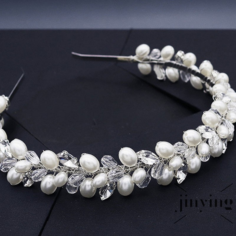 GETNOIVAS Băng Đô Đính Ngọc Trai Đơn Giản Phong Cách Hàn Quốc