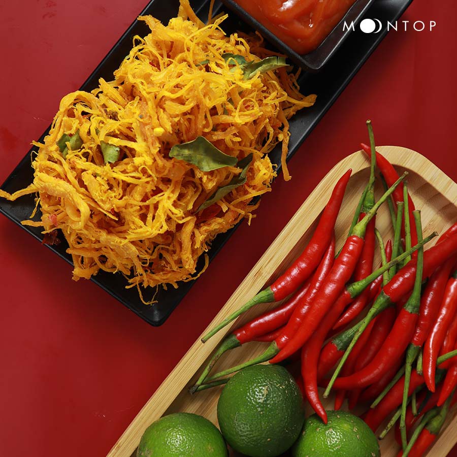 KHÔ GÀ LÁ CHANH THỢ SĂN - Hảo hạng loại 1 - Thịt khô homemade Moontop - Chất từng miếng thịt! | BigBuy360 - bigbuy360.vn