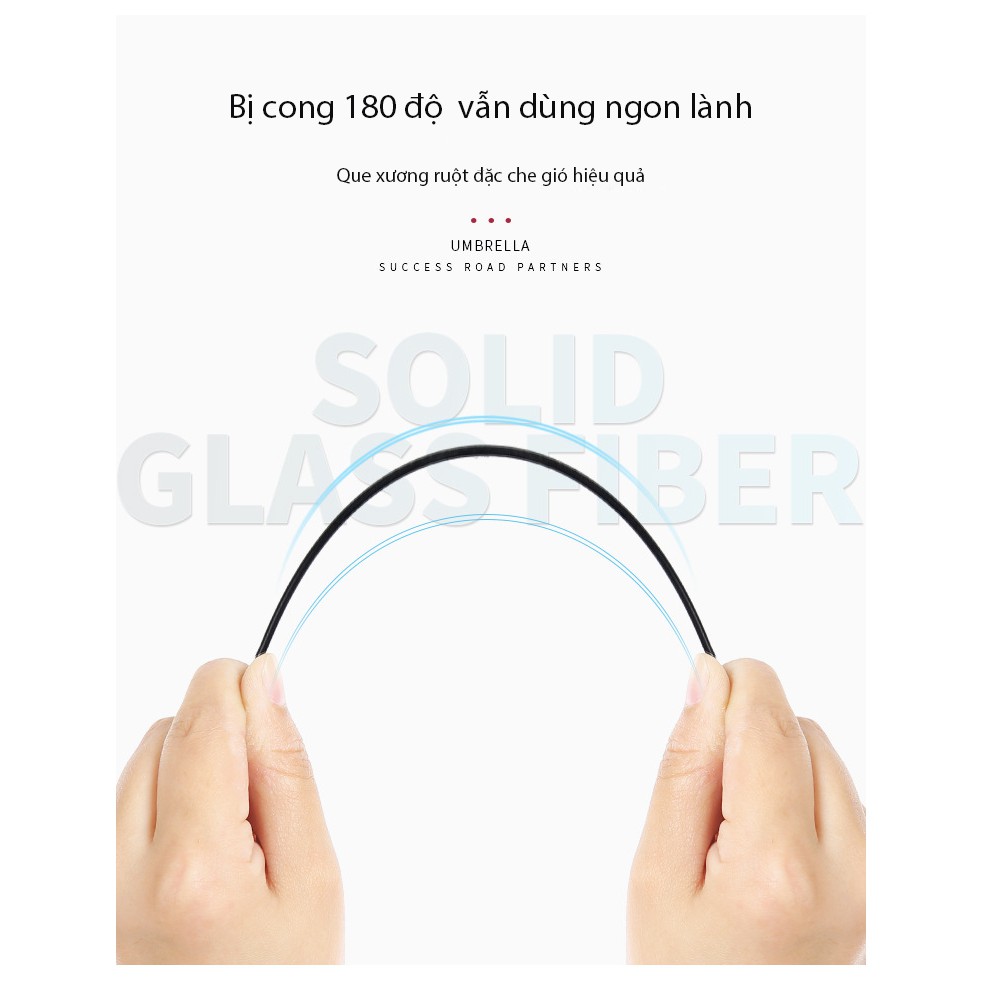 Ô Dù Che Mưa Đi Nắng Tự Động Xếp Gấp Gọn 12 nan wf-008  Cát Thái