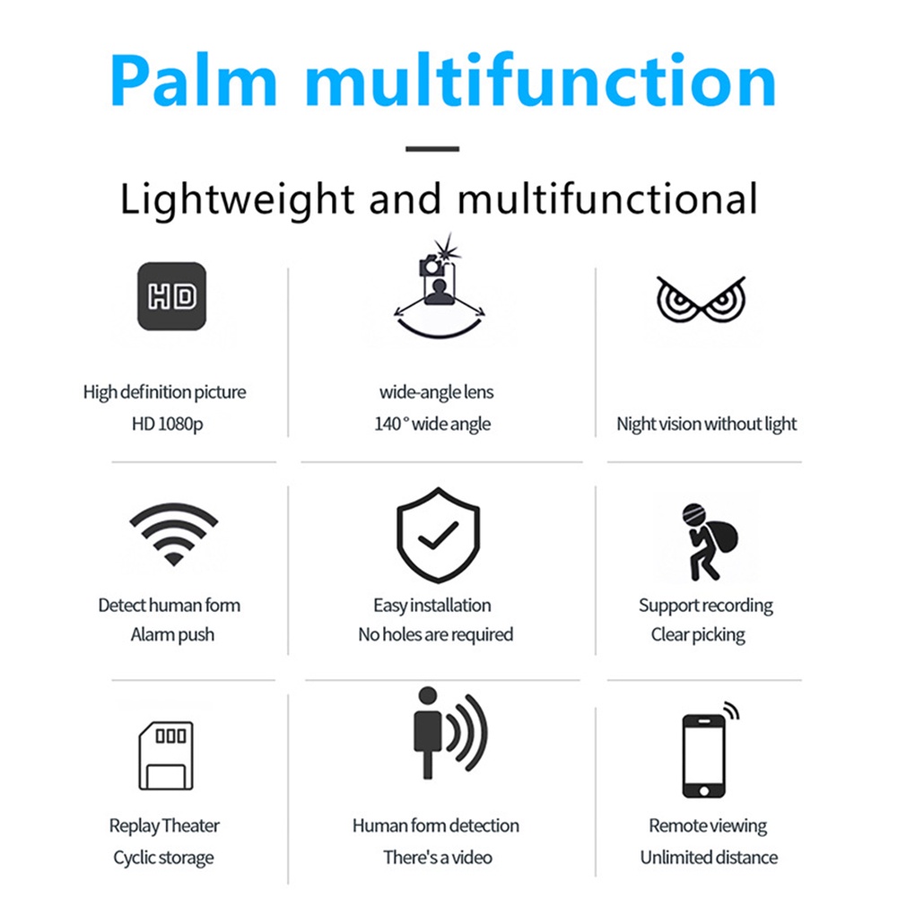 ⭐Bán Chạy Nhất⭐X14 HD 1080P Camera An Ninh Ngôi Nhà Giám Sát Nhỏ Đầu Ghi Hình DVR Giám Sát Từ Xa Camera Thông Minh ]