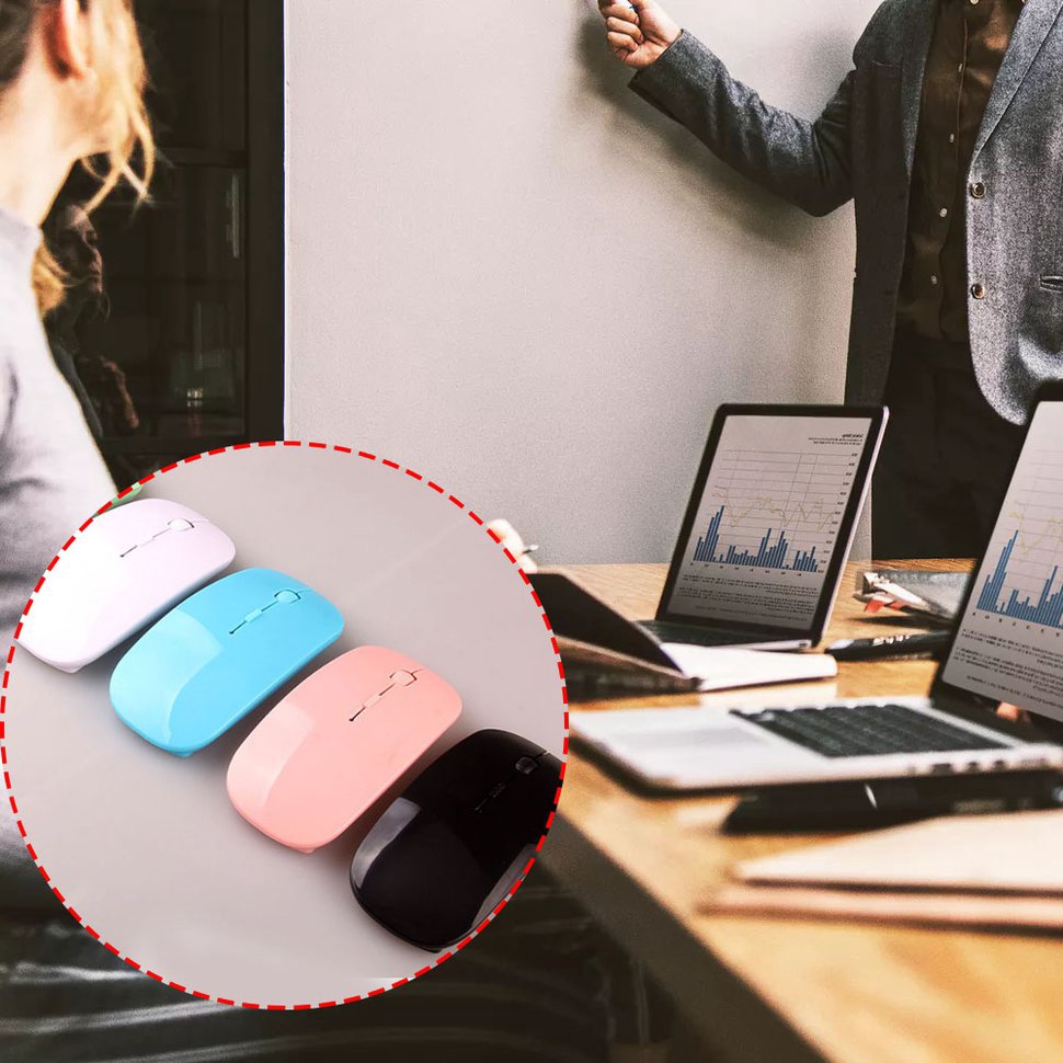 【1K】Wireless Mouse 2.4 G 10 M 1000dpi Notebook Computer Accessories Gift Usb