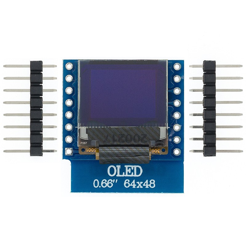 Mô Đun Màn Hình oled 0.66 inch Cho WEMOS D1 MINI ESP32 64X48 0.66 inch
