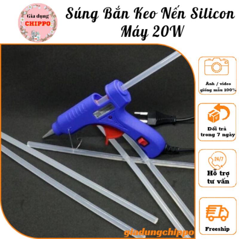 Súng Bắn Keo Nến Silicon Máy 20W