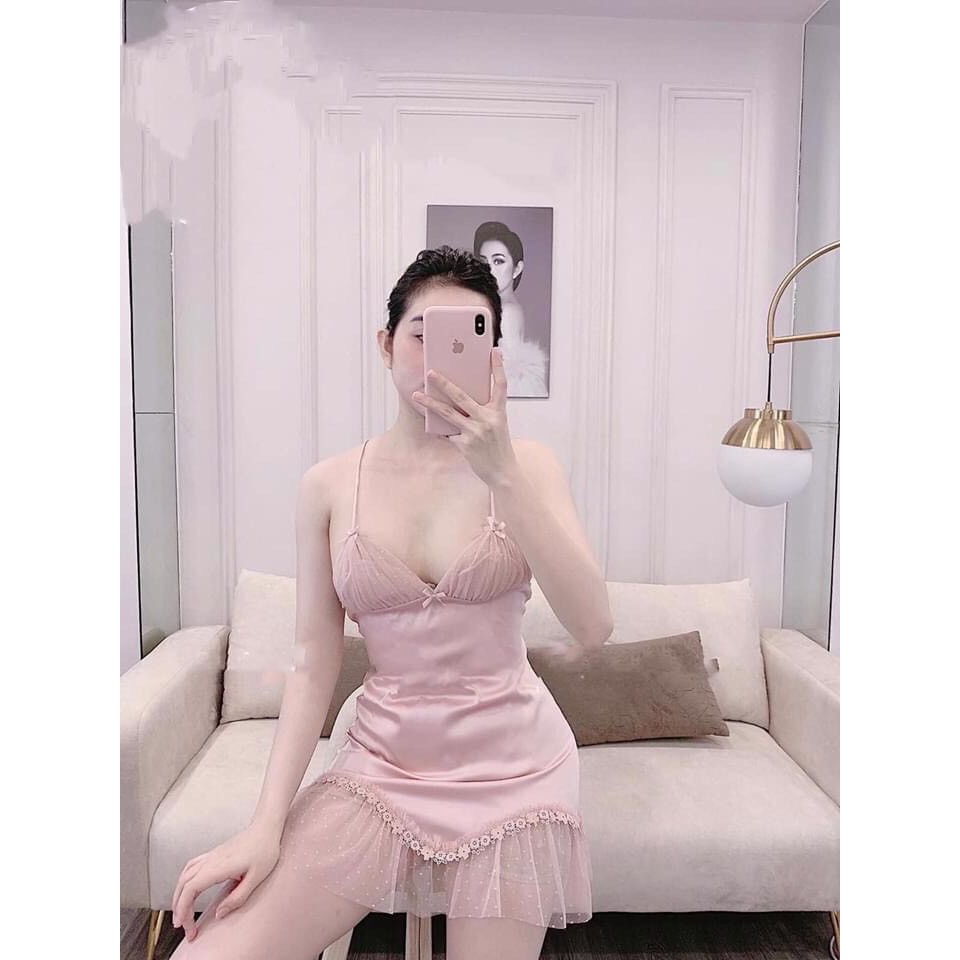 Váy ngủ lụa cao cấp 💝 Free ship 💝 Quảng Châu sang trọng | BigBuy360 - bigbuy360.vn
