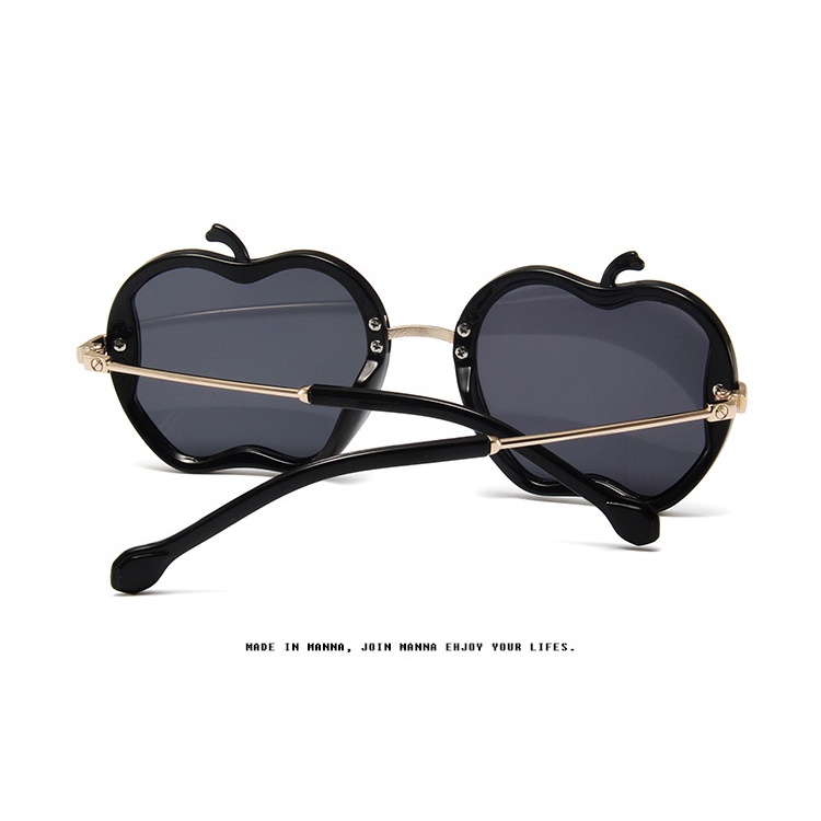 Fashion Cartoon Sunglasses for Kid Apple Shape Cute