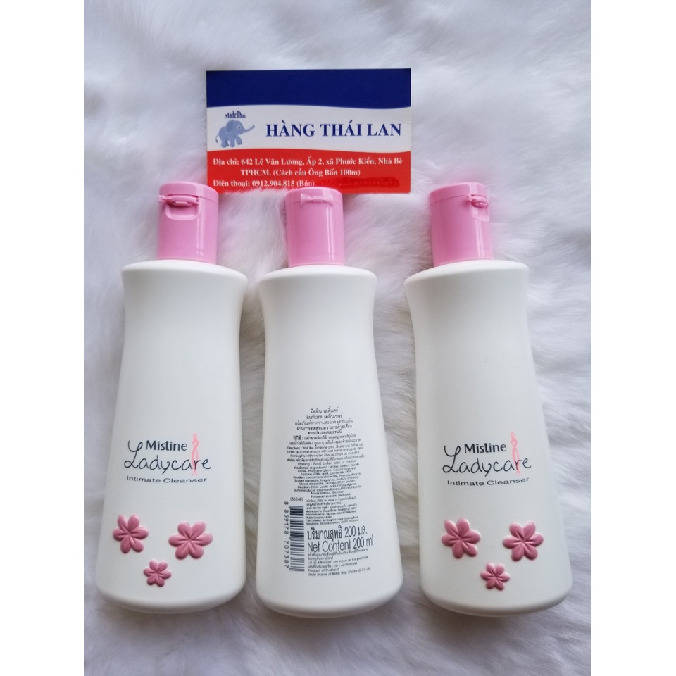 Dung dịch vệ sinh phụ nữ Mistine ladycare 200ml, 400ml Thái Lan