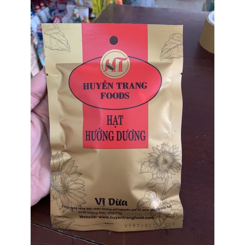 Hướng Dương ChaCha Vị dừa/Óc Chó/Muối Gói 50g (Siêu Ngon)