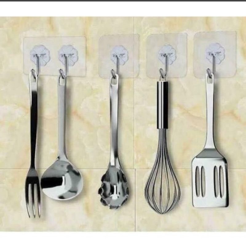 Móc Dán Tường Siêu Dính Trong Suốt Chịu Lực Tốt Treo Tường Chắc Chắn 6×6 cm - MY2