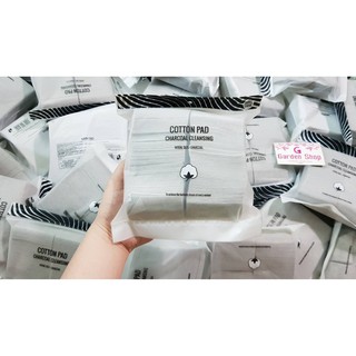 Bông tẩy trang miniso than hoạt tính