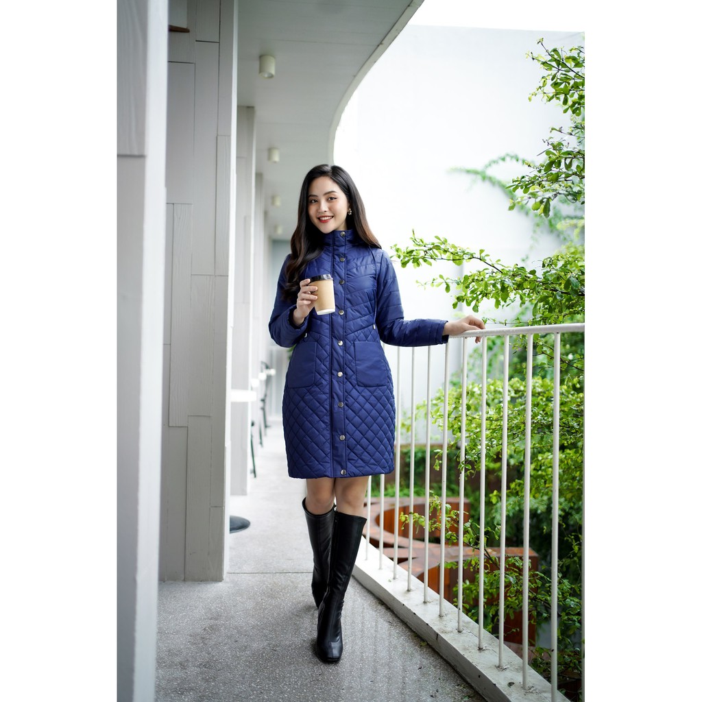 Áo Phao Nữ UNIVTH Dáng Dài Công Sở 2AP206 Uni Korean Fashion | BigBuy360 - bigbuy360.vn