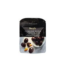 Chocolate Beryl’s hạnh nhân túi zip 45g đắng nguyên chất mẫu mới 2023