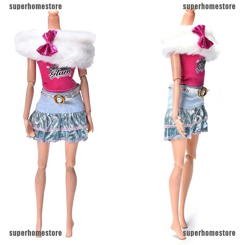 Set 3 Món Đồ Thời Trang Xinh Xắn Cho Búp Bê Barbie