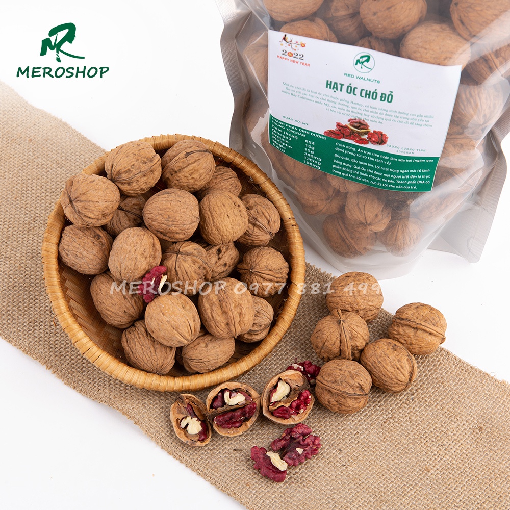 500GRAM HẠT ÓC CHÓ SẤY QUA(PHÙ HỢP LÀM SỮA VÀ ĂN TRỰC TIẾP)
