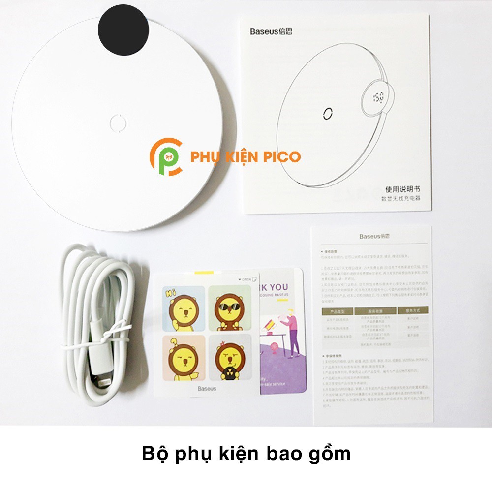 Đế sạc nhanh không dây Xiaomi Mi 10 / Mi 10 Ultra / Mi 9 15W chính hãng Baseus chuẩn Qi – Cốc sạc Xiaomi