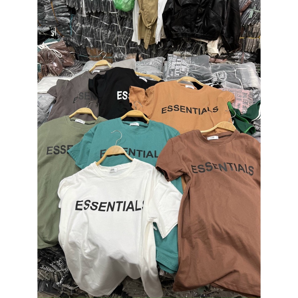 Áo thun nữ basic dấu quần chữ Essen