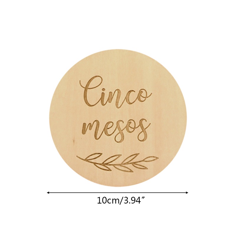 Set 14 Tấm Thẻ Ghi Âm Dùng Làm Đạo Cụ Chụp Ảnh Kỷ Niệm Theo Tháng Cho Bé Sơ Sinh