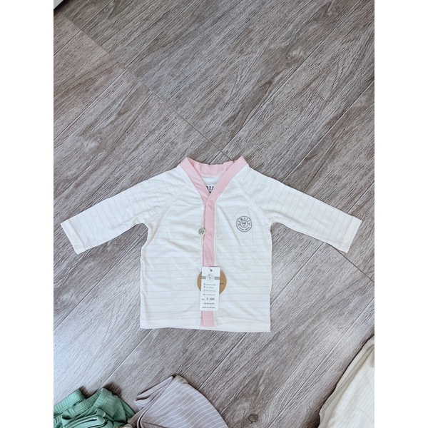 Áo sơ sinh dài tay hrnee