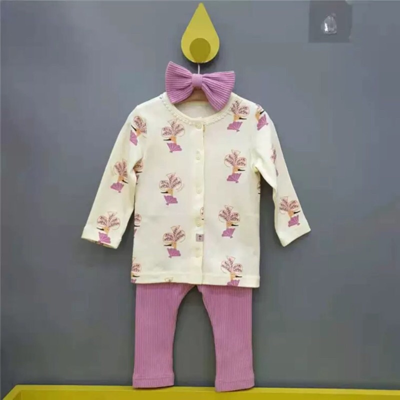 (Size 70-80-100) Bộ cotton lưng cao, Moimoln