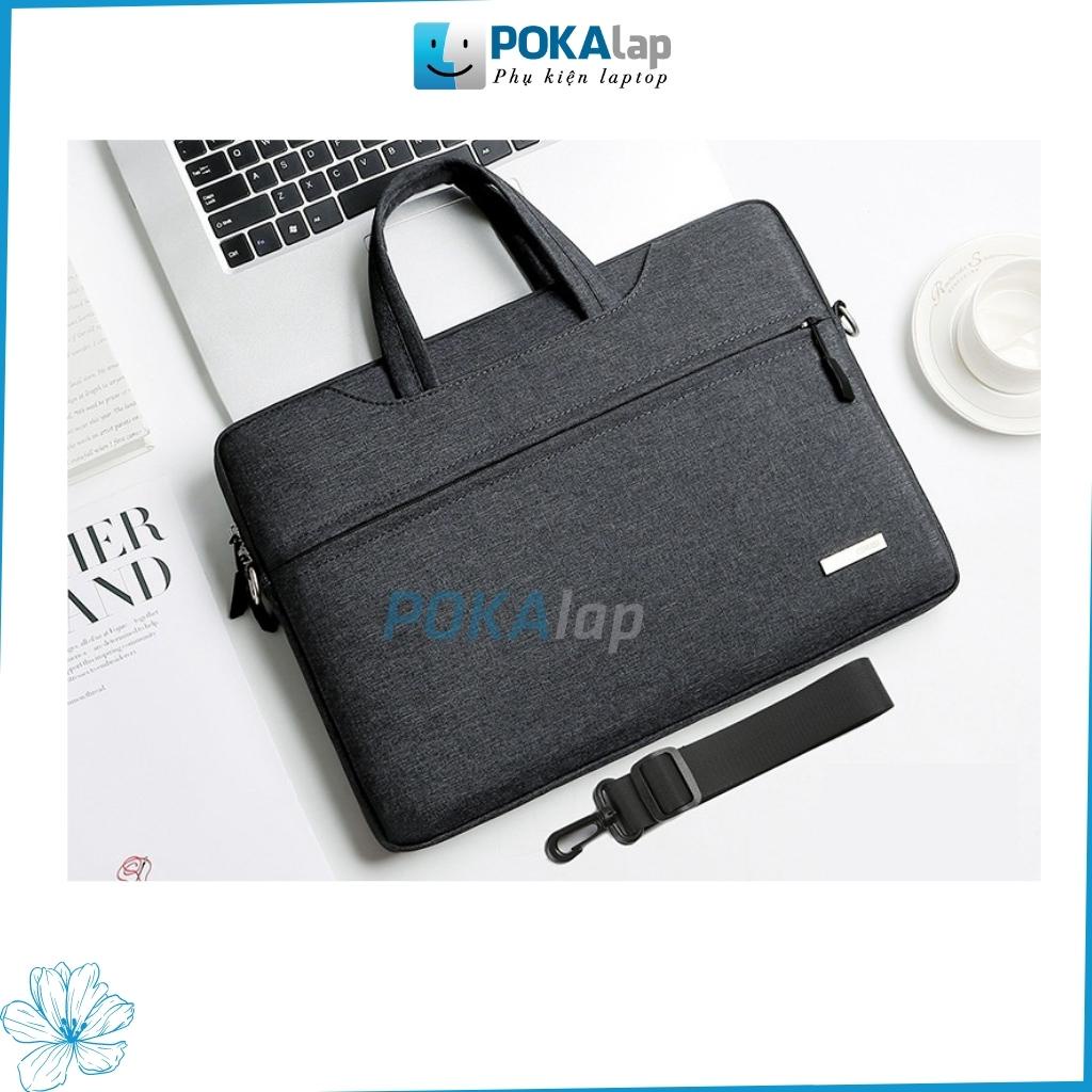 Túi chống sốc laptop cao cấp POKA62 chống nước, nhiều màu thời trang cho nam nữ văn phòng13 inch 14 inch 15,6 inch