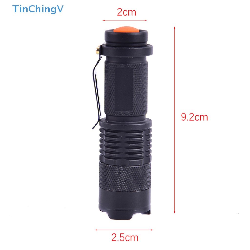 [TinChingV] Đèn Pin LED Màu Đỏ / Xanh Lá / Xanh Dương Ánh Sáng Xanh Dương Nhìn Ban Đêm Cho Cắm Trại Hung [Mới]