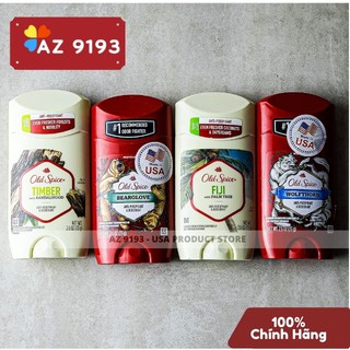 [Hàng Mỹ] Lăn Khử Mùi Nam Old Spice Dạng Sáp Trắng, Chống Mồ Hôi, Khử Mùi Hôi, Giảm Vàng Áo- AZ 9193